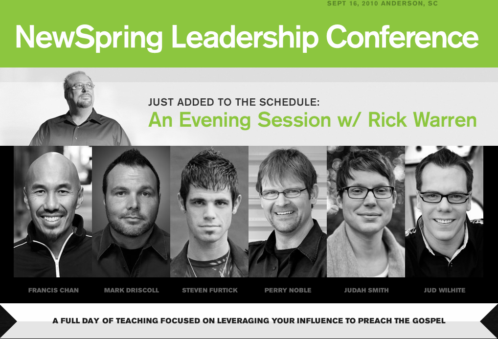 : Perry Noble’s New Spring Leadership Conference Adds Rick Warren